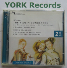 MOZART - The Violin Concertos STANDAGE / HOGWOOD - Ex Con 2 CD Set L'Oiseau-Lyre