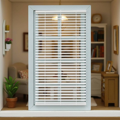Dollhouse blinds louvered - dollhouse,