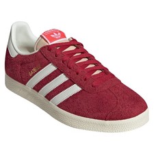 adidas ORIGINALS MEN'S GAZELLE TRAINERS SHOES SNEAKERS RED WHITE RETRO NEW BNWT