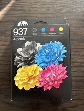 2x 4 Pack 937 Hp Original Ink Cartridge Set
