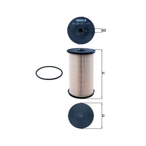 Mahle knecht fuel filter fits - mahle/knecht,