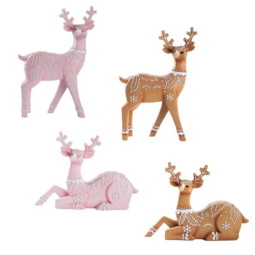 Christmas reindeer statue - christmas,