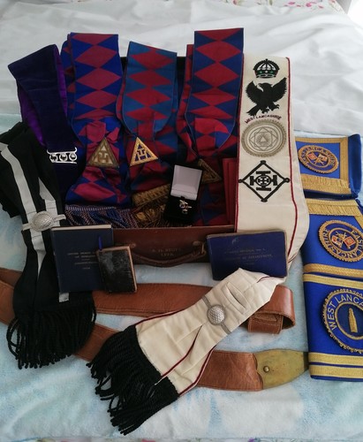 Vintage masonic items - items, and