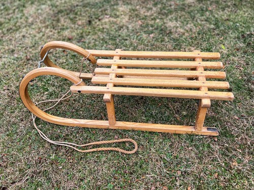 Vintage horned davos sled - horned,