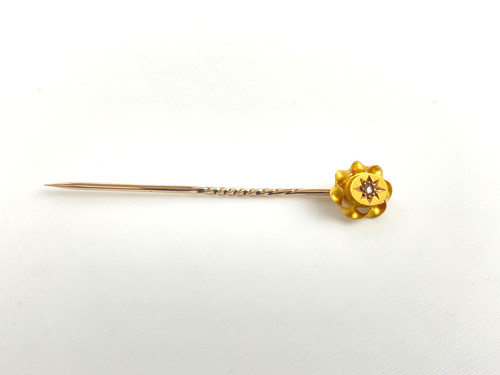 Victorian rose cut diamond 9ct - victorian,