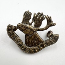 Genuine Canada Canadian Newfoundland Regiment Cap Badge