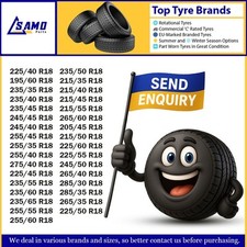 225/40 R18 195/60 R18 235/35 R18 PART WORN TYRES PIRELLI MICHELIN BRIDGESTONE