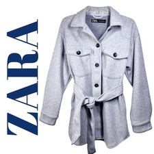 ZARA Grey Soft Belted