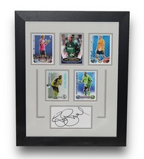 JUSSI JAASKELAINEN Bolton Wanderers Framed SIGNED Autograph Card Display + COA