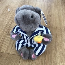 Silent Night Beds Hippo & Duck Mascot Plush Soft Toy 9" New With Tags