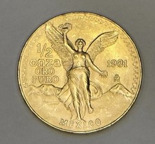 1981 Mexico 1/2 oz Gold