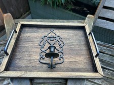 Vintage Wrought Iron Wall Candle Sconce – Scrollwork Cottagecore Candle Holder