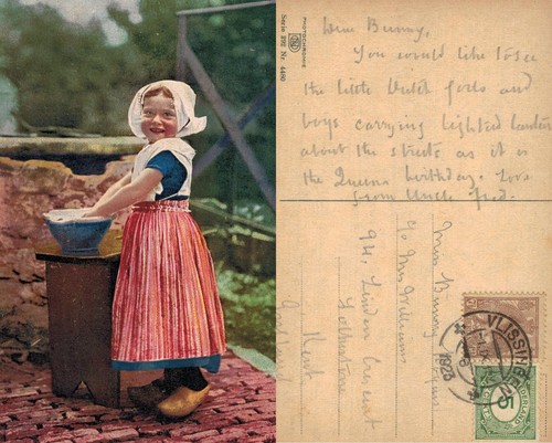 Vintage postcard dutch - vintage,