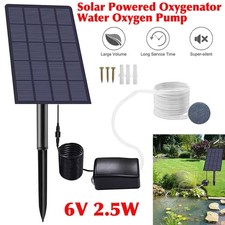 2.5W 6V Plug-in Solar Oxygen Pump Fish Tank Oxygenator Aquarium Oxygen Aerator
