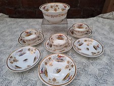 Antique Grainger Worcester pattern 1681 part tea service