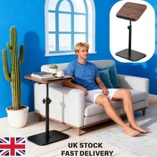 C-Shaped Adjustable Side Table