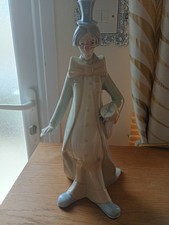 Beautiful LARGE VINTAGE Porcelain Clown Made In SPAIN  13inch Tall Mint Con