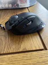 ELECOM DEFT Trackball Mouse, Wireless 2.4GHz, Finger Control, 8 Button Function