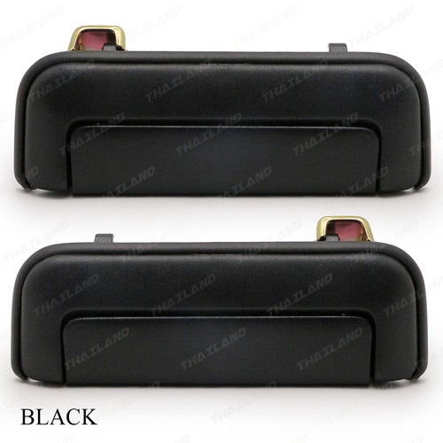 Pair black outer door - outer, handle