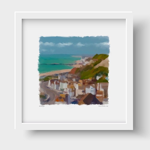Hastings seaside town - hastings, england