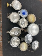 Selection of old Spot lights for old Vintage Cars.