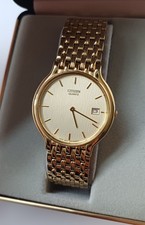 Vintage Citizen Gold Tone Gold