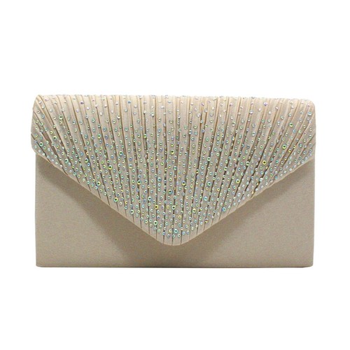 Womens diamante clutch bag - diamante,