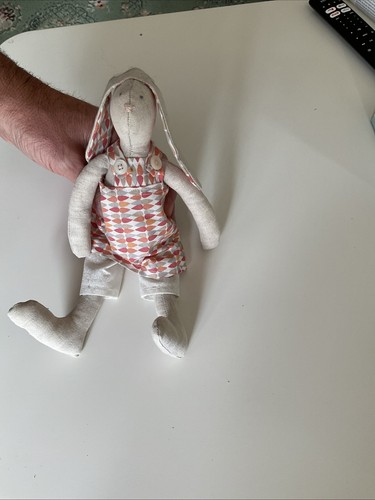 Cloth bunny doll - cloth,