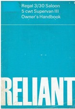 RELIANT REGAL 3/30 SALOON & 5