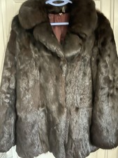 Dark Brown Short Real Fur