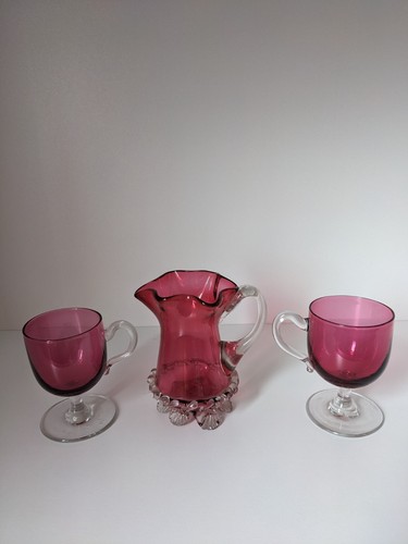 Victorian cranberry glass - cranberry,