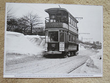 Photo Bradford - to Queensbury Route during the 1941 Winter Tram  No. 3