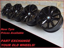 BMW 17" 5 Series F10 F11 6 Series F06 F12 F13 Black Genuine 236 Alloy Wheels