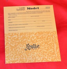 Vintage 1960 leslie cabinet - 1960's,