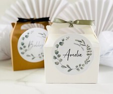 Personalised Wedding Favour Gift Box | Party Box | Child Activity | Eucalyptus