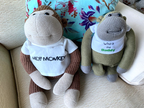 Hey monkey and - monkey, daddy