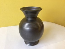 Prinknash Abbey Pottery Vase in Pewter Grey