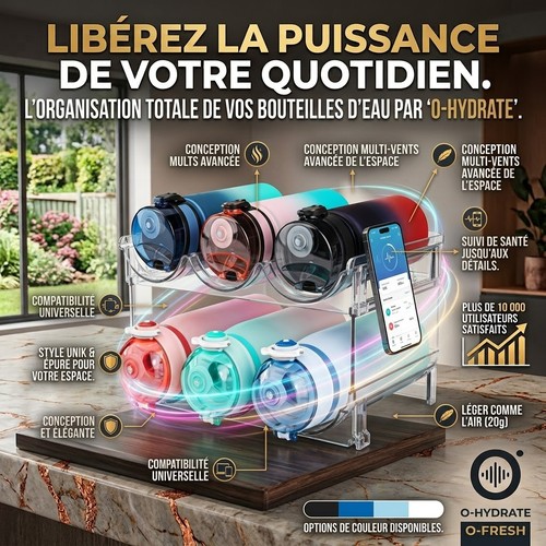 Water bottle organizer for - water,
