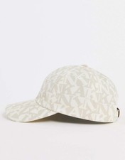 Karl Kani Monogram Cap – Unisex – Cream/Beige – RRP £48 – Brand New with Tags