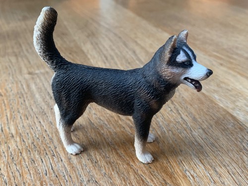 Schleich male husky dog - husky,