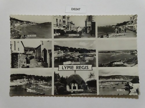 Lyme regis postcard - lyme,