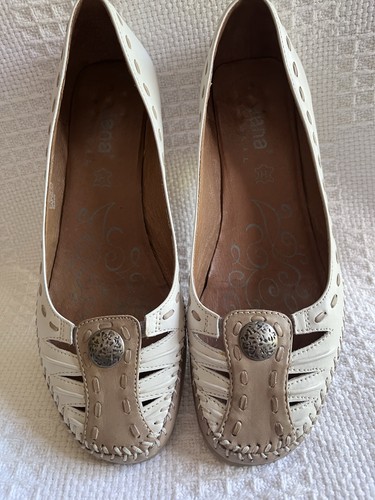White and tan - and, loafers