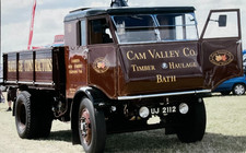 1933  - Sentinel Steam  Wagon - Colour   Photograph-6ins x 4ins-Cam Valley Co.