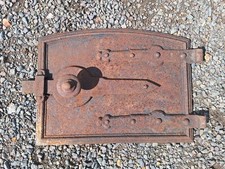 Antique Victorian Reclaimed Cast Iron Fireplace Oven Range Door FREE UK P&P 
