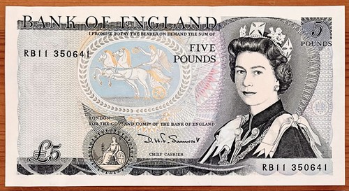 Bank england pounds 1980 - england:,