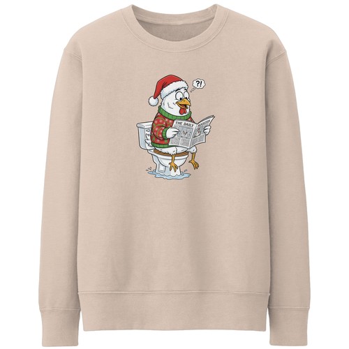 Funny chicken christmas - funny,