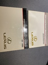 00 2000 Lexus ES 300 ES300 owners manual