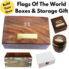 Flags Of The World Wooden