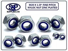 M20 X 1.5MM FINE PITCH  NYLOC