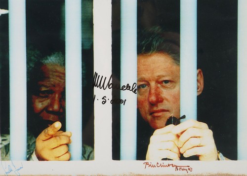 Nelson mandela bill clinton - bill,
